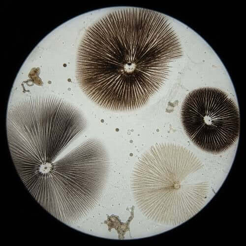 microscope muchroom print