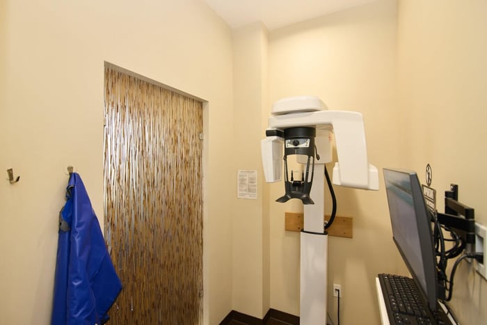 A dental machine on a room