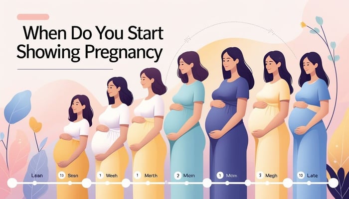 A photo of a women's pregnancy