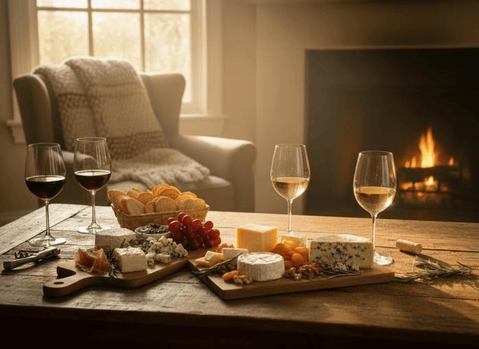 Wine and cheese pairings - Cheese Lovers Day