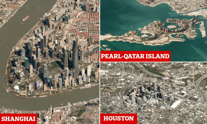 Stunning satellite images reveal some of our planet's largest cities in  mesmerising detail | Daily Mail Online