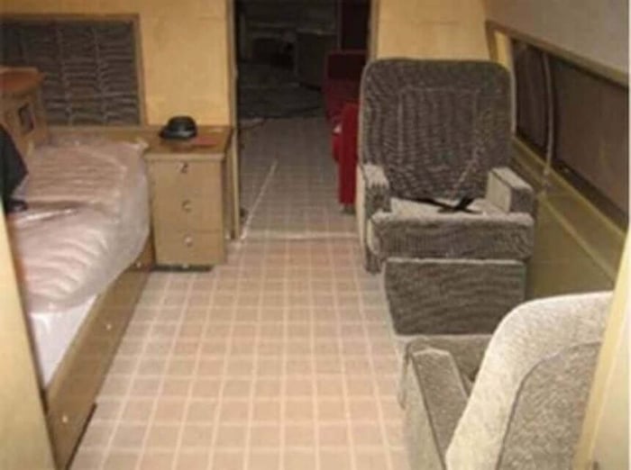 Epstein's silver and black Boeing 727 airliner - dubbed the 'Lolita Express' - carried prominent passengers including President Bill Clinton and British royal Prince Andrew