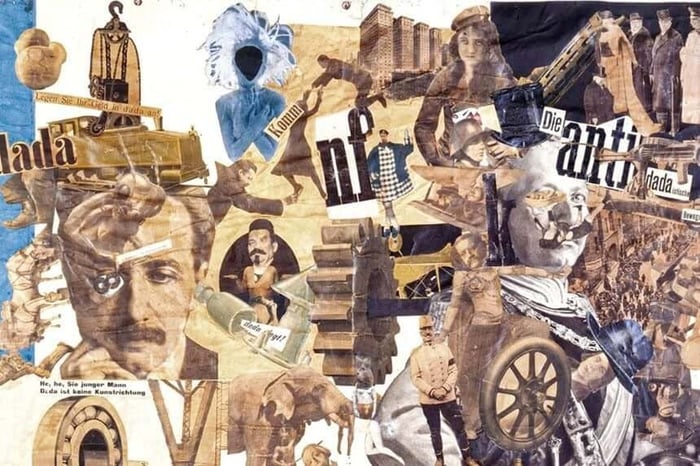 Dadaism detail of Hannah Hoch collage