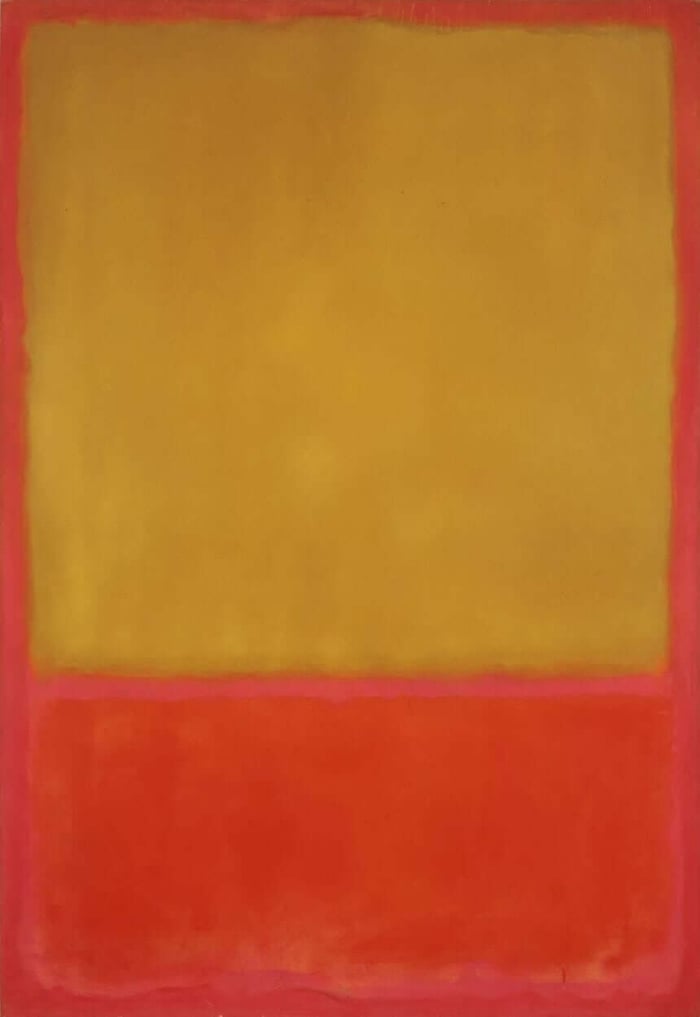 The Ochre (Ochre, Red on Red) by Mark Rothko