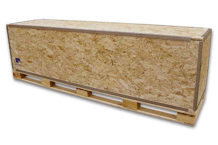 96 x 24 x 30 Wood Shipping Crate • ISPM-15 Certified | In Stock | Durable