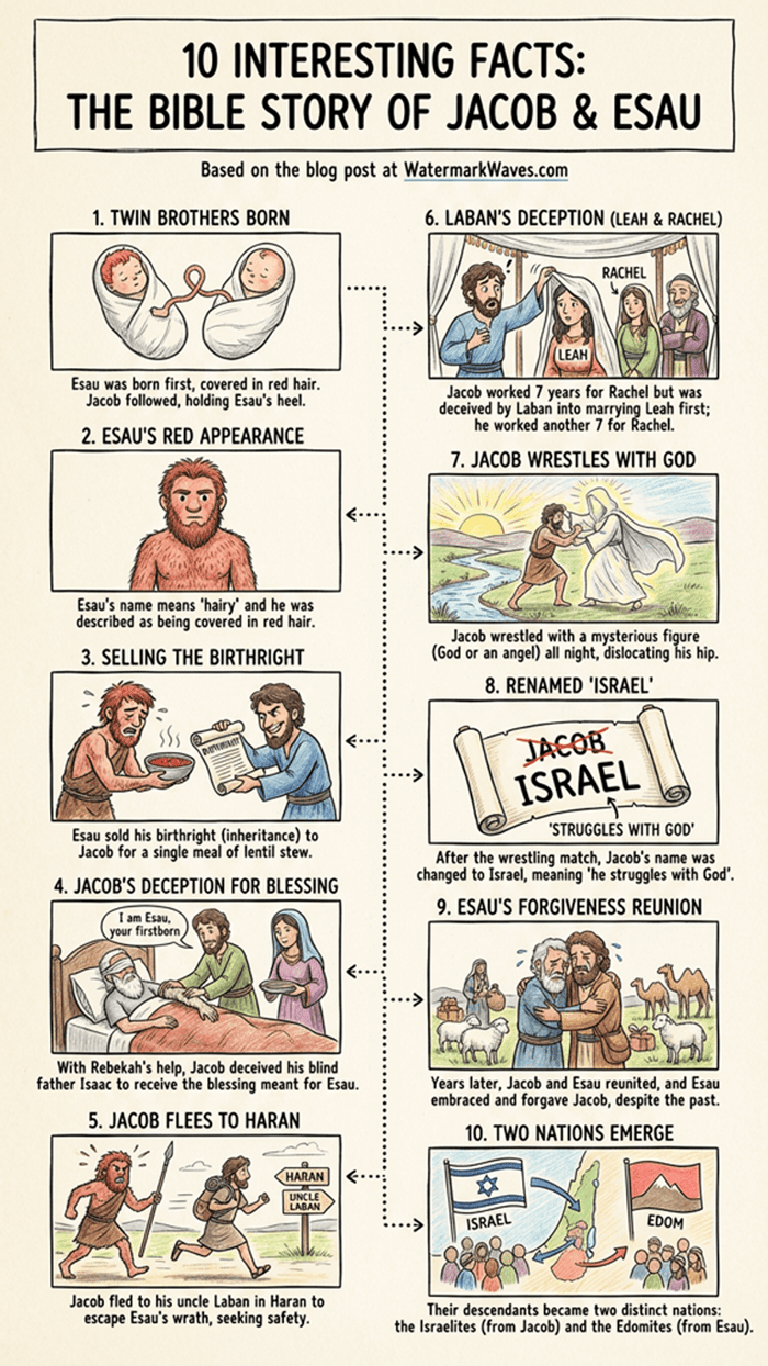 Infographic - Jacob and Esau