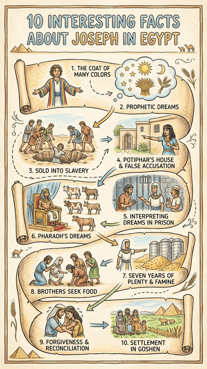 Infographic - Joseph in Egypt