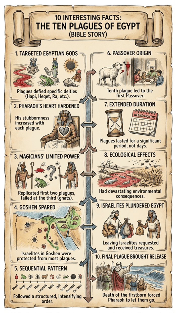 Infographic - The 10 Plagues of Egypt