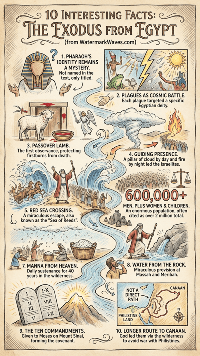 Infographic - The Exodus from Egypt