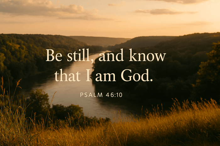 Be Still and Know That I Am God: What It Means and Why It Matters