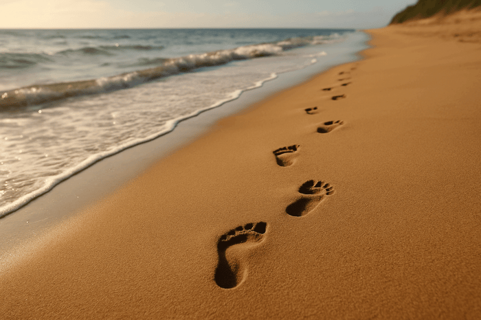 Footprints in the Sand Bible Verse Meaning