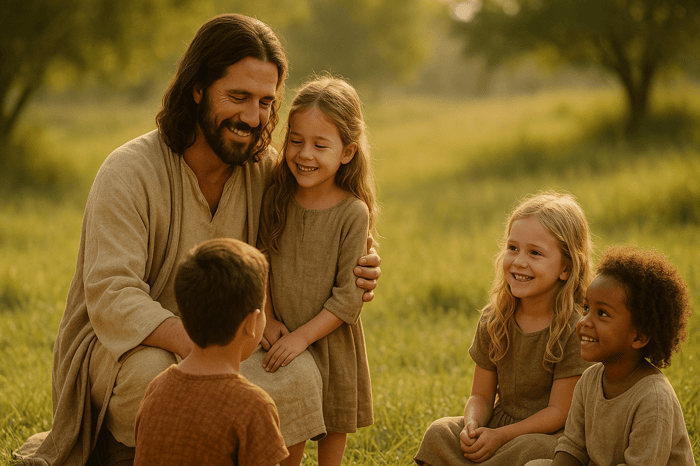 Jesus With Children: A Picture of God’s Gentle Love