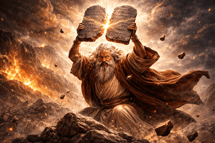 When and Where Did Moses Break the Ten Commandments?