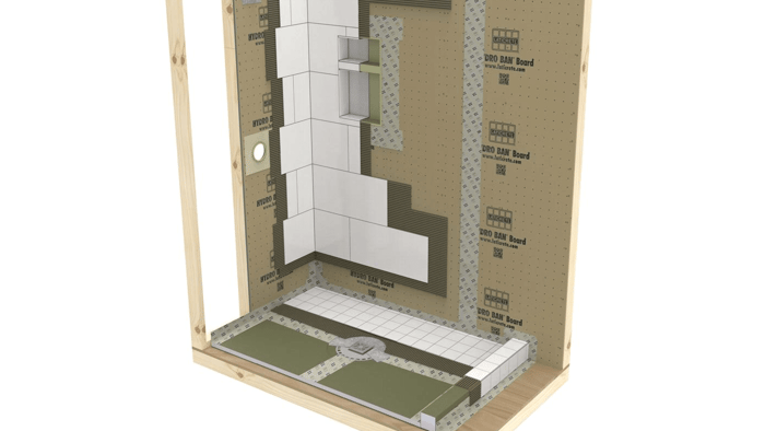 How long after grouting can you use a shower?