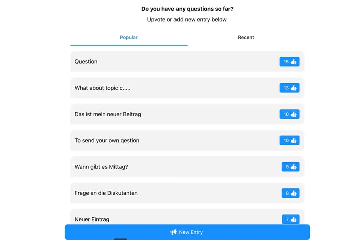 Q&A