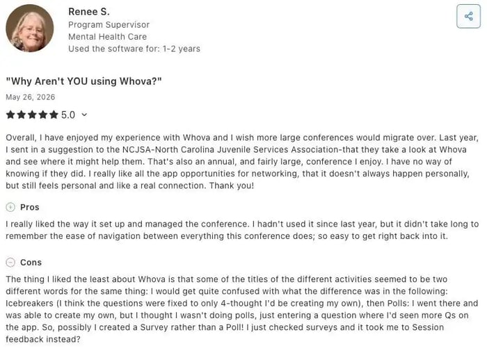 Renee S. found it difficult to tell polls