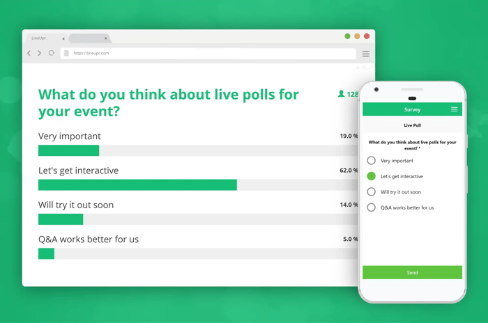 what do you think about live polls for your event