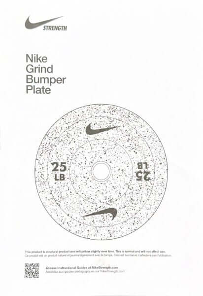 Nike Bumper Plates Yellowing Disclaimer