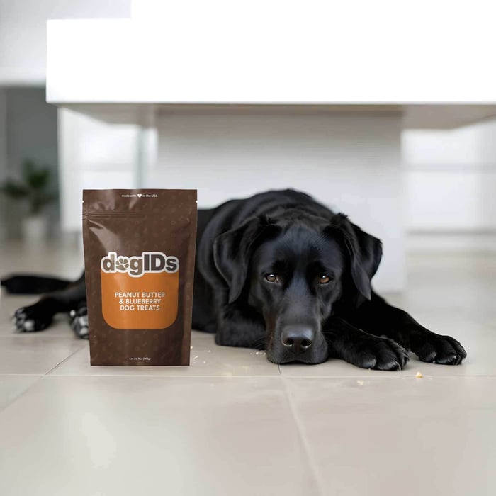 All Natural Peanut Butter & Blueberry Dog Treats
