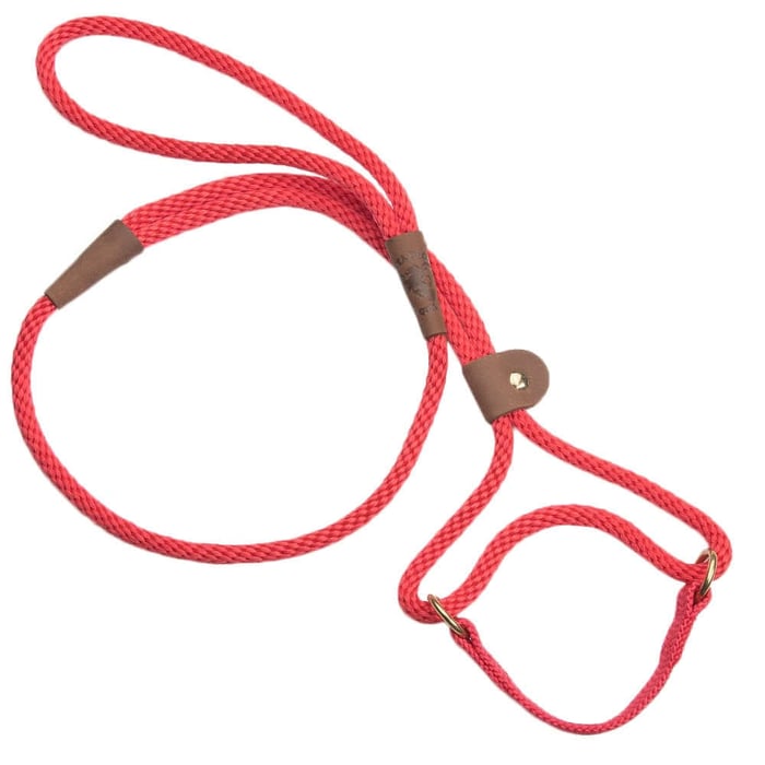Mendota Martingale Leash in Red