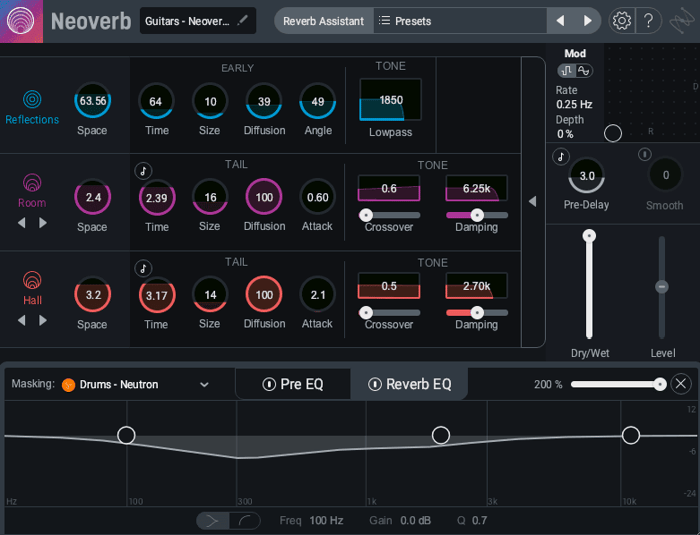 Neoverb Advanced Panel