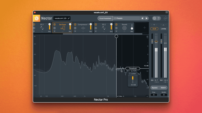 de-esser module in nectar pro