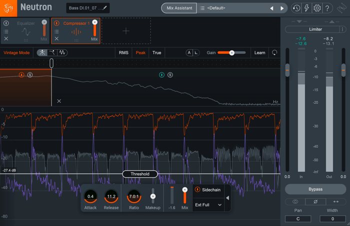 Multiband compression ducking
