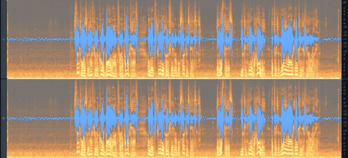 De-clipped waveform