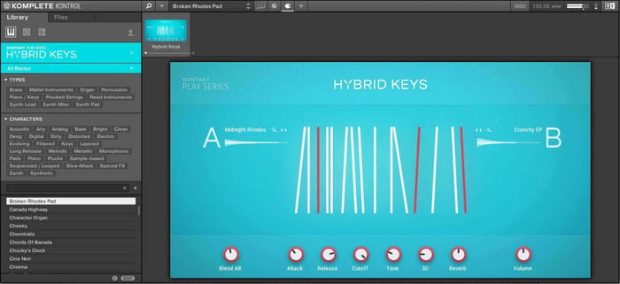 Harmonies with HYBRID KEYS