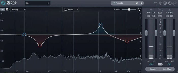 EQ module is helping the vocal stand out a bit more and tame sibilance