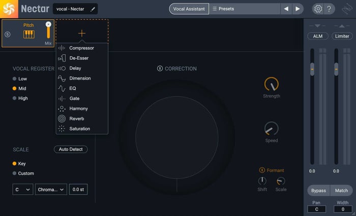 setup noise gate nectar pro