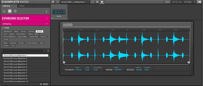 Percussion loop from EXPANSIONS SELECTION
