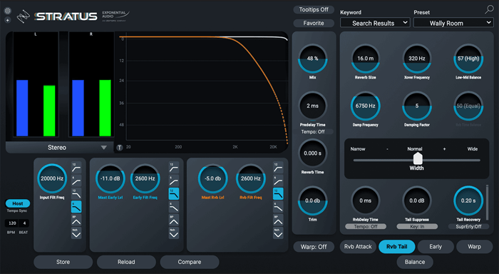 STRATUS reverb at beginning of automation