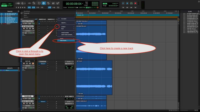 An easy place to click in Pro Tools