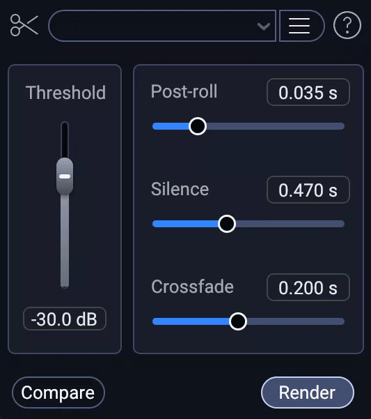 Trim Silence in RX 12