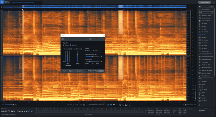 Taming sibilance and plosives using Spectral De-esser