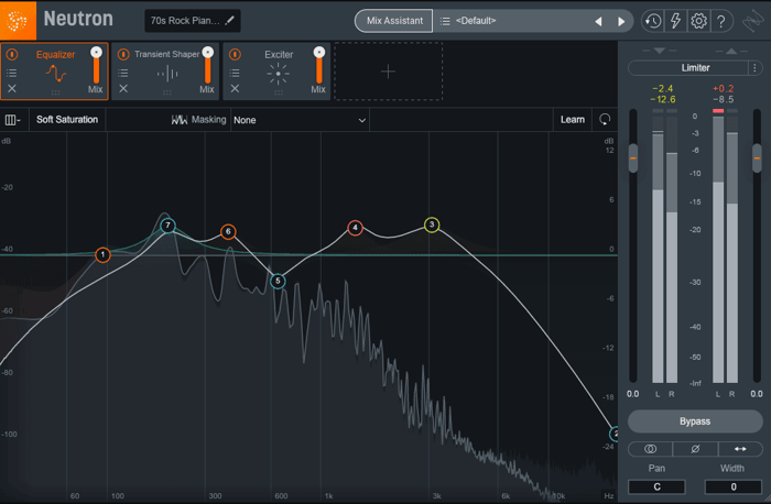 Weird piano EQ choice in Neutron