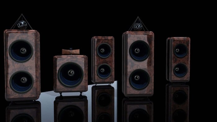A classic 5.1 set of speakers