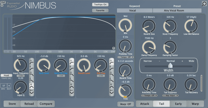 Nimbus “Airy Vocal Room”