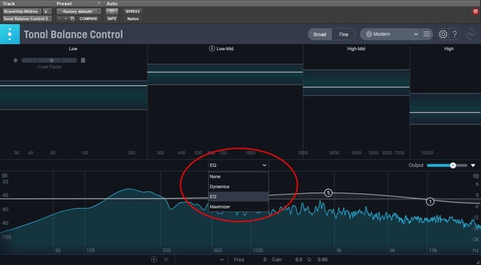 You can speed up and optimize your workflow using Tonal Balance Control’s intuitive inter-plugin communication