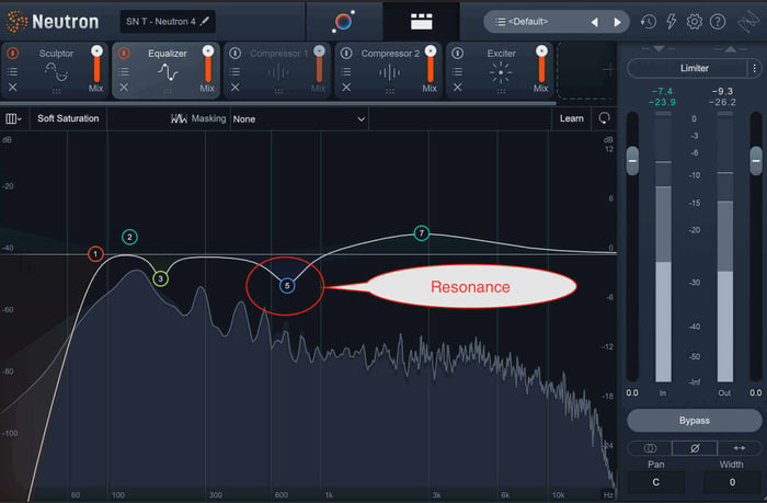 Snare resonance in Neutron