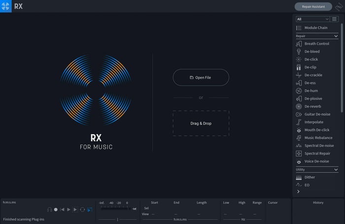 Use RX to remove unwanted background noise