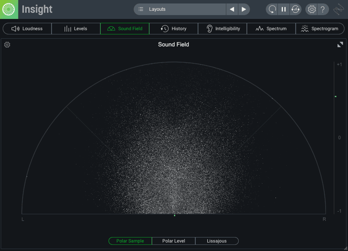 iZotope Insight Pro sound field metering plug-in
