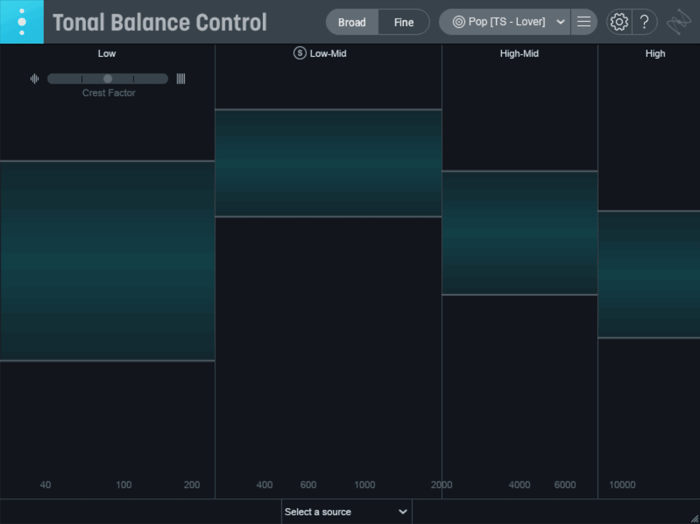 A custom target curve in improved Tonal Balance Control 2