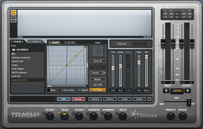 Adding distortion to bass