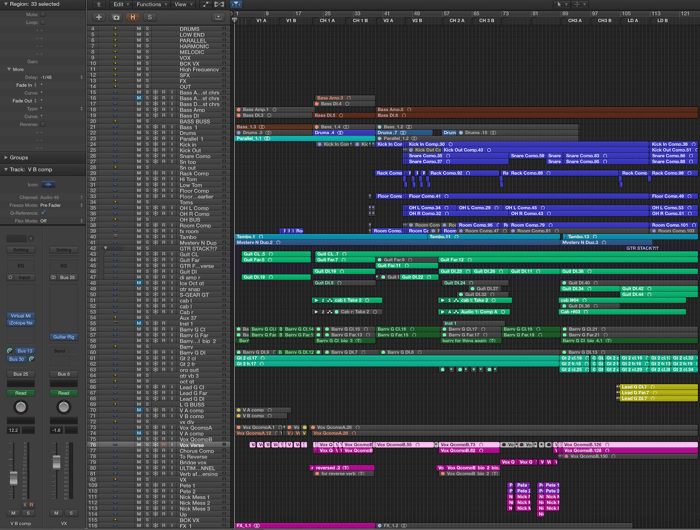 Color-coded session