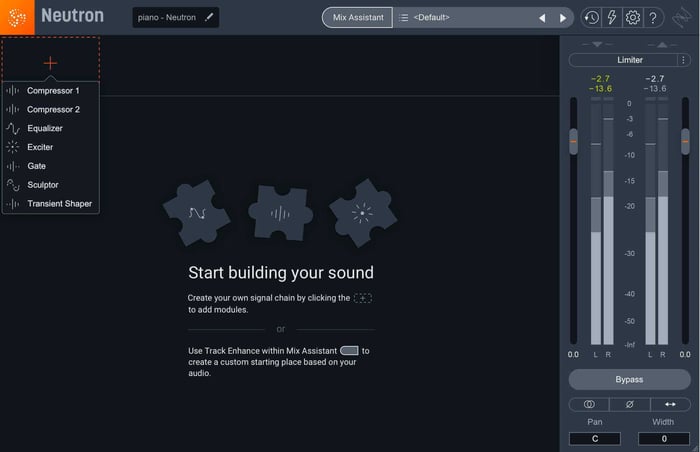 how to setup a noise gate in neutron pro