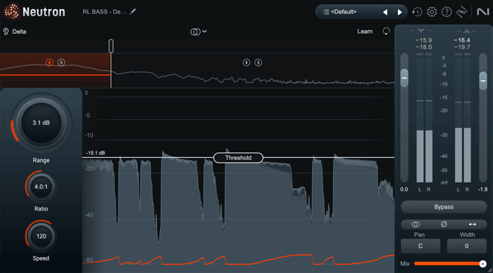 Density on bass, multiband