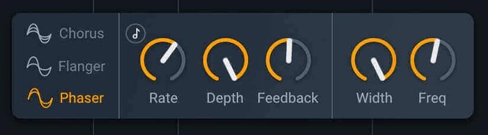 Nectar Pro Phaser effect