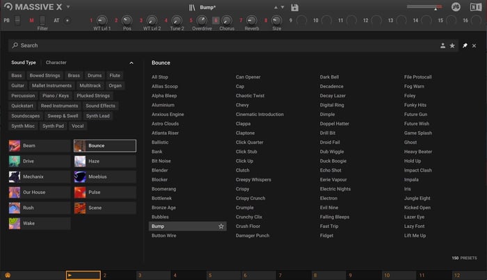 Recreating the bass notes and playing them through Massive X